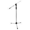 Stand de mic p/piso c/boom 95-165cm crom