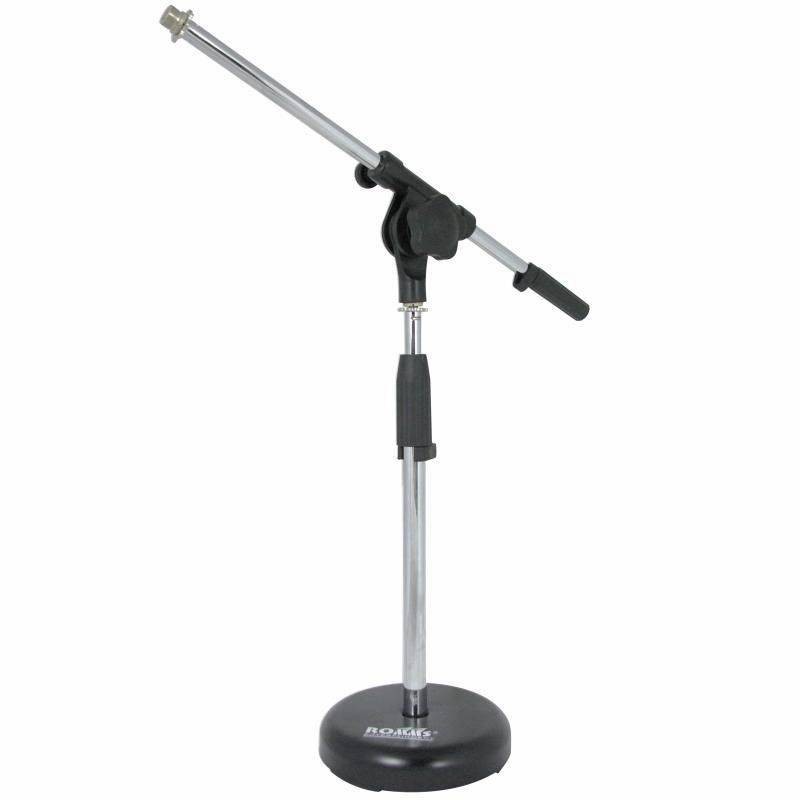 Pedestal con boom para microf p/mesa