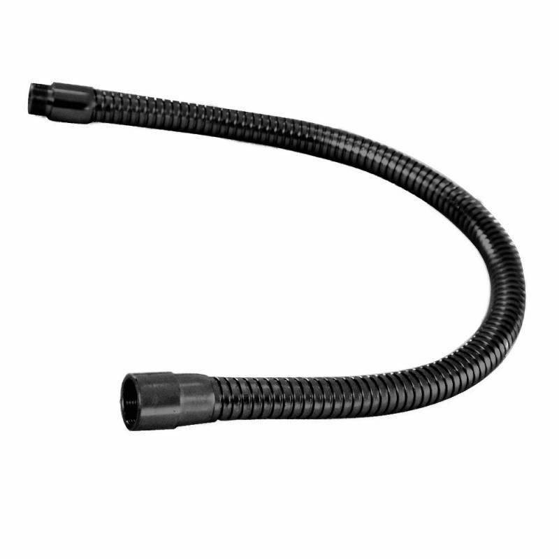 Cuello de ganso 30 cm hembra / macho flexible cromado