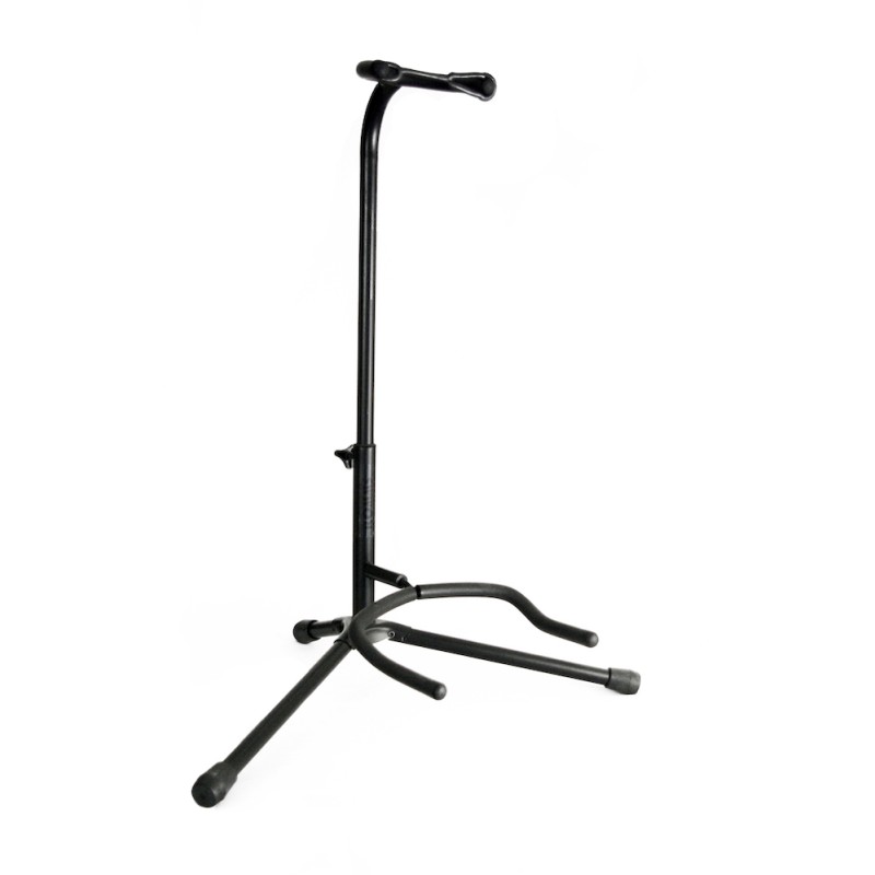 Tripie de piso para guitarra negro