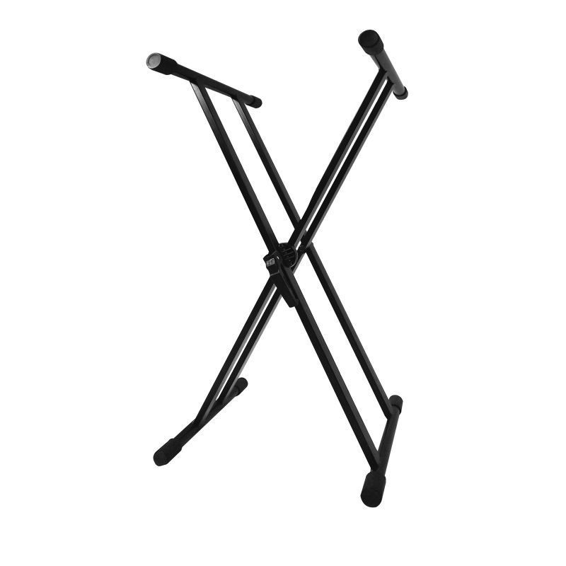 Stand p/teclado doble soporte neg p/50kg